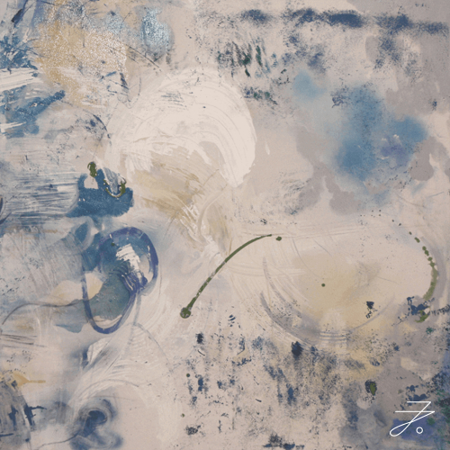 Verkauftes Kunstwerk „Light Blue“