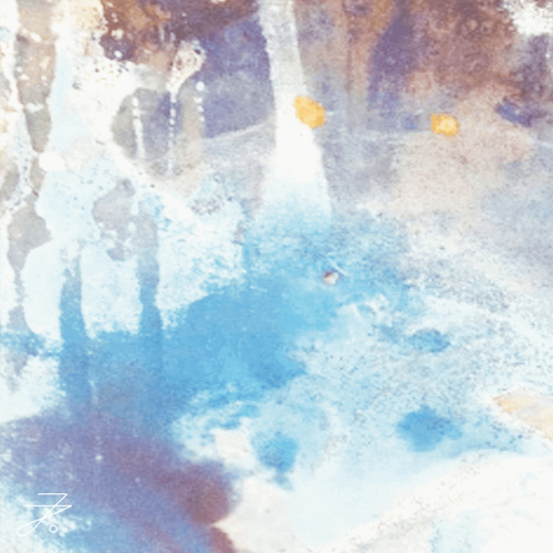 Verkauftes Kunstwerk „Blue Caspa“